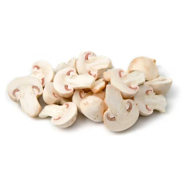 Frozen sliced mushrooms